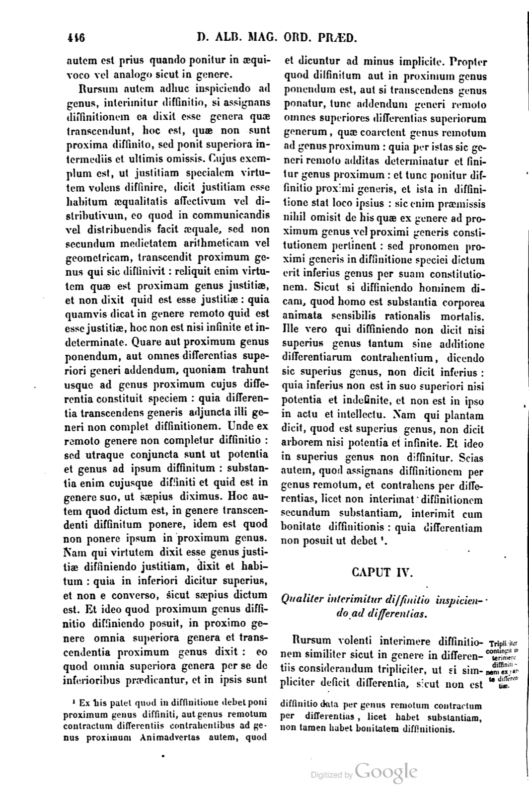 Printed page — Chapter III. How definition is destroyed by inspecting its parts, which are genus and difference.