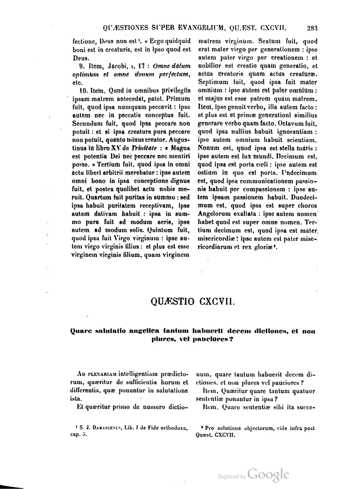 Printed page — Question 196. Whether the blessing of the fruit contains in itself the blessings of all, and especially whether it has the blessings of all that are comprehended in the blessings of his mother?