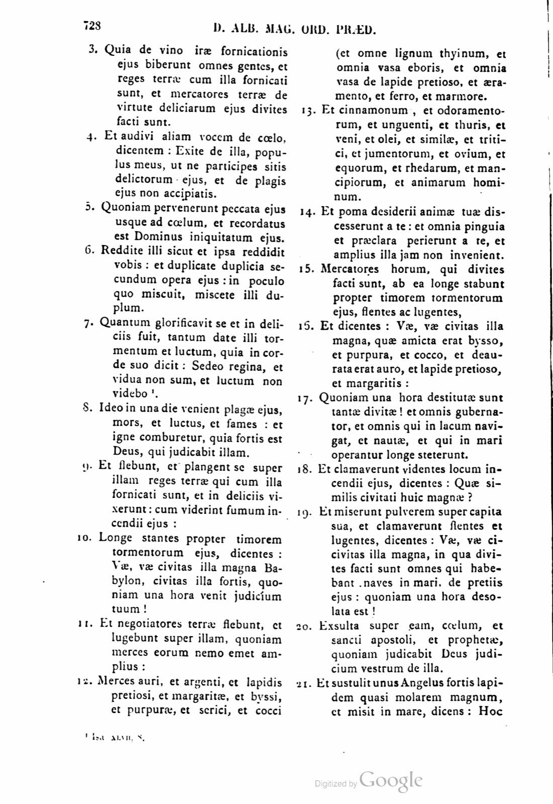 Printed page — Sixth Vision. Chapter XVIII Lemma