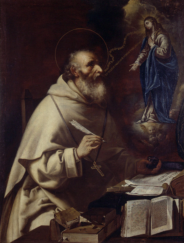 The Apparition of the Virgin to Saint Albert the Great, by Vicente Salvador Gómez